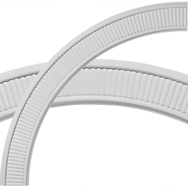 Ekena Millwork 39 1/2"OD x 33 1/4"ID x 3 1/8"W x 5/8"P Nevio Ceiling Ring (1/4 of complete circle) CR39NE - main